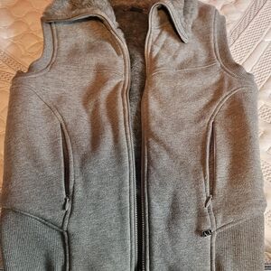Armani Exchange Fuzzy Gray Vest